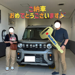 スペーシアギアご納車おめでとうございます☆